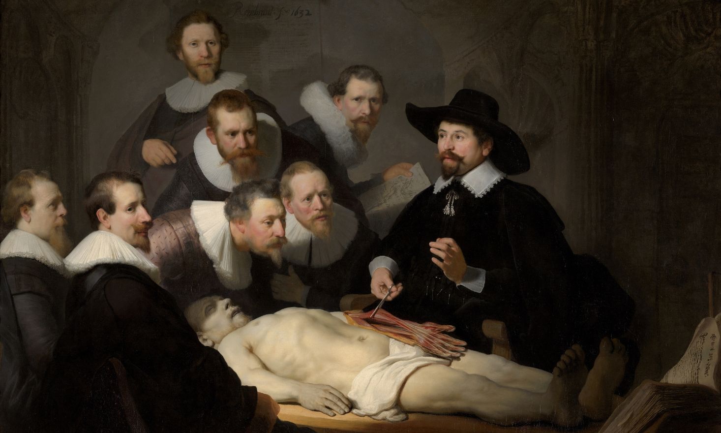 Rembrandt's Anatomy Lesson of Dr. Nicolaes Tula